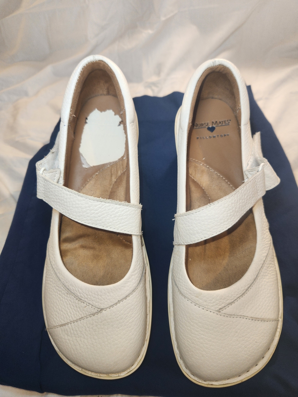 Nurse Mates Women’s White Mary Jane Comfort Shoe 10W